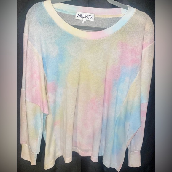 WILDFOX Couture from Revolve Dream Tie Dye Top in Multi Colored SOLD OUT - Picture 3 of 5